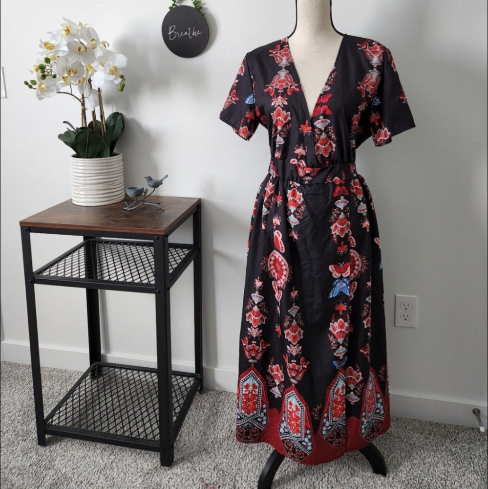 Day of the Dead Amazon Black Butterfly Dress